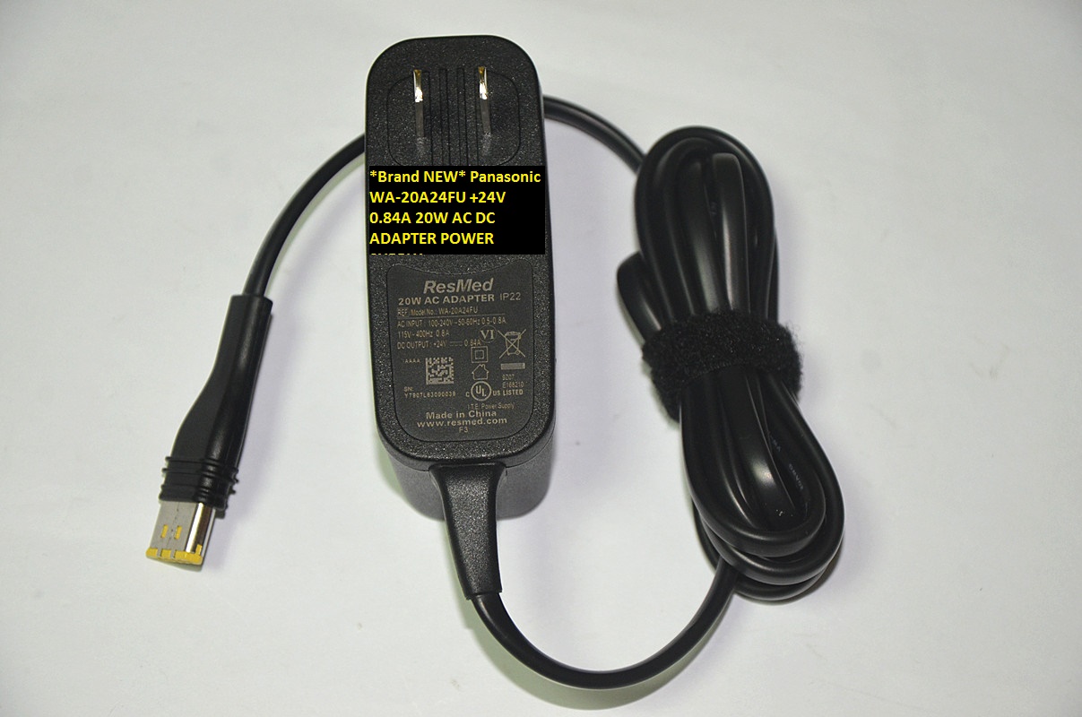 *Brand NEW*Panasonic 20W AC100-240V +24V 0.84A WA-20A24FU AC DC ADAPTER POWER SUPPLY - Click Image to Close